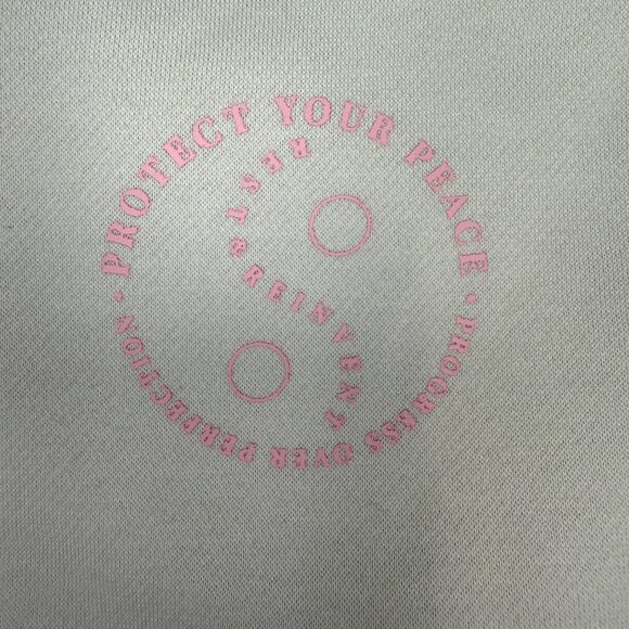 Brunette The Label "Protect Your Peace" Crew Sweater | NWT - Picture 3 of 5